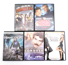 Bundle of 5 Action-Comedy DVDs: Zombieland, Rush Hour, Mr &amp; Mrs Smith, H... - £11.68 GBP