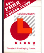 CALIFORNIA LOTTERY L Decco Playing Cards - £3.89 GBP