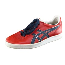 Asics Onitsuka Tiger Women Size 5 M Shoes Red Fashion Sneakers Leather Hl216 - £15.62 GBP