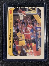 1986 87 Fleer basketball Sticker #9 Hakeem Olajuwon RC Rockets Rookie Akeem - A - £36.57 GBP