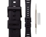 Morellato Spiro Silicone Watch Strap - Black - 18mm - Special Stainless ... - £10.32 GBP