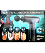 Muscle Massager Gun Deep Percussion Massage Vibrating Tissue 4 Heads 6 s... - £18.36 GBP
