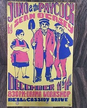 VTG 80&#39;s Juno &amp; the Paycock Musical at Unitarian Church Des Moines Card Poster  - £19.60 GBP