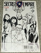 Rare HTF Secret Empire 1 NM J Scott Campbell Stan Lee SKETCH Conque Variant 1000 - £62.66 GBP