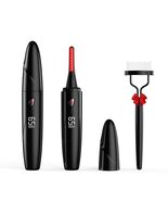 Sawjay Heated Eyelash Curler USB-C Rechargeable 4 Temp Settings Black - $85.49 MXN