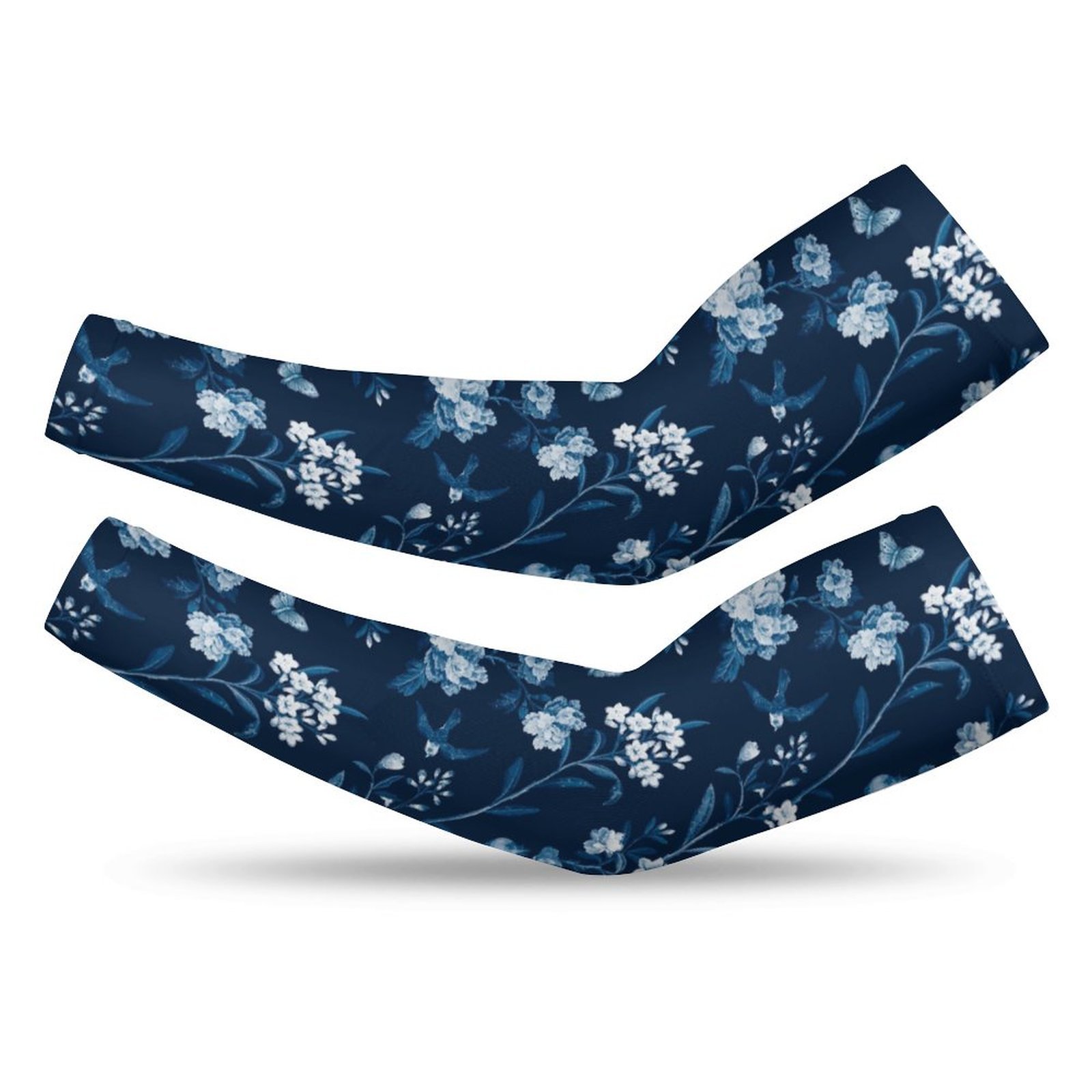 Mondxflaur Floral Cooling Arm Sleeves Cover UV Sun Protection for Men Women