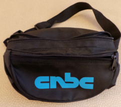 unused CNBC Cable TV Network Blk Fanny Pack Waist Bag 2 Zippered Compart... - $148.06 MXN