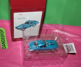 Carlton Heirloom 1965 Chevy Corvette Stingray Blue Car Holiday Ornament 141 - $29.69