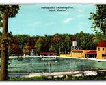 Reding Mill Swimming Pool Joplin Missouri MO UNP Linen Postcard Z2 - $3.91