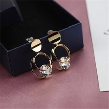 Pearl CZ Cubic Zirconia Dangle Drop Tassel Earrings for Women - £8.03 GBP