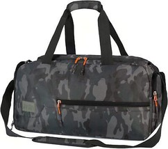 Water Resistant Sports Gym Travel Weekender Duffel Bag with Shoe Compartment - £38.84 GBP