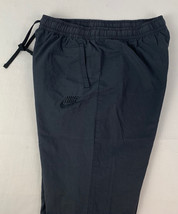 Nike Joggers Dark Gray Men’s XL Lightweight Cotton Blend Athletic Swoosh - £31.37 GBP