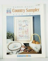 Cross Stitch Chart Nancy Rossi Country Sampler Book Two  - $2.99