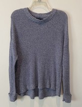 American Eagle Outfitters Sweater Sz M Blue Long Sleeve Pullover Cotton - £13.59 GBP