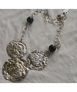 Armenian silver necklace 3rounds - $3,028.56 MXN