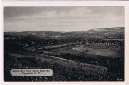 Postcard RPPC Bird&#39;s Eye View From East Hill Danville New York - £6.97 GBP