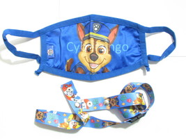 Paw Patrol Chase Children&#39;s Face Mask Washable w/Removable Strap NEW SEA... - £4.20 GBP
