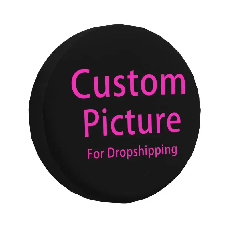 Personalized Custom Photo Logo Tire Cover 4WD 4x4 RV Customized DIY Print Spare - £13.56 GBP+