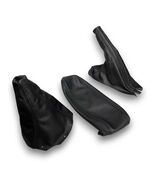 For Ford Mustang GT 94-04 Shift Ebrake Boot Console Cover Set Black Leather - $115.00