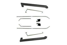 10 Pcs Door Pocket Chrome Trim Set Left and Right for Porsche 911 912 1969-1973 - $164.65