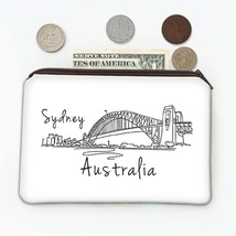 SYDNEY AUSTRALIA : Gift Coin Purse Australian Aussie Flag Victoria Bridge Countr - £7.98 GBP