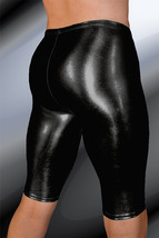 ThunderBox Nylon Spandex Liquid Metal Black Jammer Shorts - Medium - $35.00