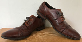 Cole Haan Brown Leather Sole Cap Toe Mens Oxfords Loafers Dress Shoes 9M - £23.96 GBP