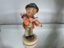 Vtg Napco Figurine The Fiddler #SH1A 5.5&quot; Boy Playing Violin - $8.86