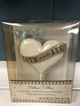 Love is in the Air Wedding Decoration 5” Cake Pick Topper Decor Lillian ... - $29.69