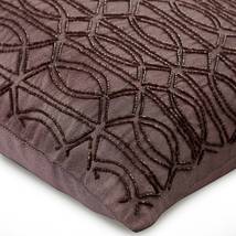 Purple Art Silk 16&quot;x16&quot; Lattice Trellis Throw Pillows Cover, the Class Effect - £29.07 GBP+