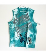 NWT Disney Parks Haunted Mansion Tie-Dyed Tank Top Shirt Green Ghosts XL - $41.12 CAD