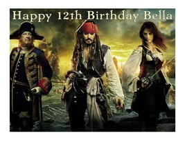 Pirates of the Caribbean Edible Cake Image Cake Topper - $9.99+