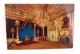 Vintage Postcard Chateu Fontainebleau La Salle du Trone 1958 - £3.92 GBP