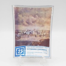 Pittsburgh Conference Analytical Chemistry 1974 Glass Plate Jewelry Tray... - £71.89 GBP
