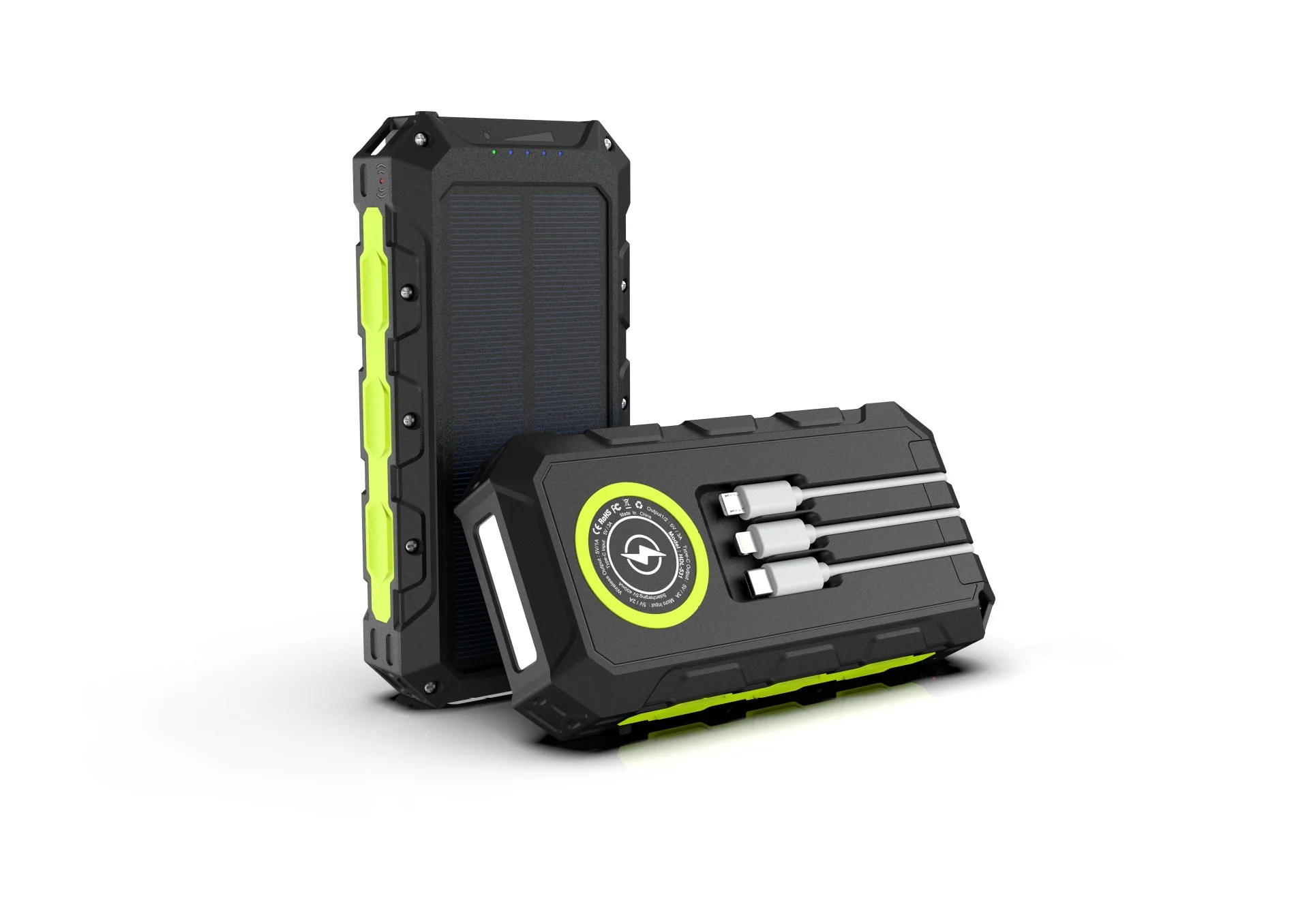 New 30000mAh solar power bank comes with line fast charging power bank wireless  - £163.73 GBP