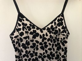 Victorias Secret Floral Black Velvet Sheer Mesh Stretch Nightie Small 36... - $59.99