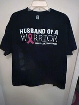 Gildan Husband of a Warrior Breast Cancer Awareness T-shirt Size XL - £4.70 GBP