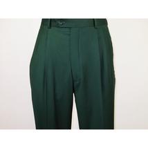 Men Apollo King Band Collarless Church Suit Mandarin 5 Hidden Buttons AG59 Green image 12