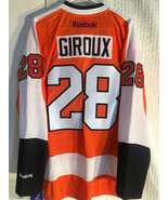Reebok Premier Jersey Philadelphia Flyers Giroux Orange PRO SEWN sz S - £70.99 GBP