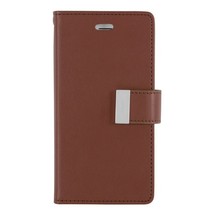 For Samsung S10 Goospery Rich Diary Leather Wallet Case Brown - £5.40 GBP