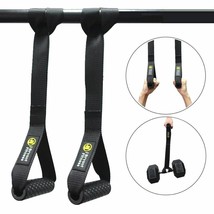 Cable Handle Attachment T Bar Row Portable Exercise Handle Grips Heavy Duty - £21.73 GBP