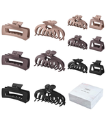 12 Pack Hair Claw Clips Include 4.1 Inch Large Clip and 2 Inch Small Cli... - $15.00 CAD