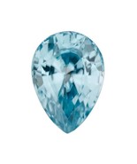 Natural Blue Zircon Pear Shape AA Quality Faceted Gemstone Available in ... - £24.53 GBP