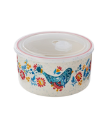 Pioneer Woman ~ Stoneware Food Storage Container ~ Mazie Pattern ~ Large - $555.44 MXN