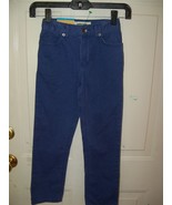 Cherokee Blue Chino Pants W/Adjustable Waist Size 4 Boy&#39;s NEW - £12.60 GBP