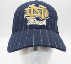 Fighting Irish Notre Dame Top of the World One Fit  Hat Blue Gold Pinstripes - £19.45 GBP
