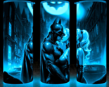 Glow in the Dark Batman and Harley Quinn Lovers in Gotham Cup Mug Tumble... - $22.72