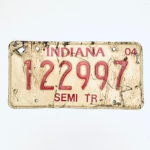 2004 United States Indiana Base Semi Trailer License Plate 122997 - $16.82