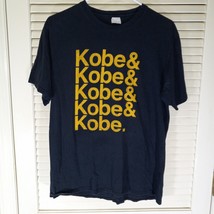 Kobe T Size Large Ring Spun Cotton Black Graphic Cotton Soft See Descrip... - $11.99