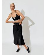 NWT Adam Selman Sport Carbon38 Ruched Side Crystal Skirt S - €85,00 EUR